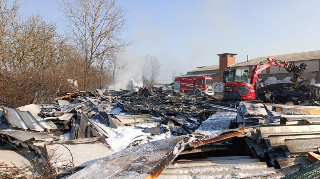 Incendio in un capannone di Oviglio, nell’Alessandrino